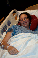 Heather in hospital waiting delivery 10pm 05-10-2012