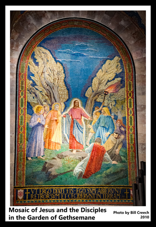 DSC_2151 Mosaic of Jesus and Disciples in Garden of Gethsemane
