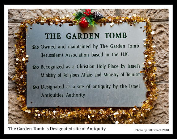 DSC_2158 The Garden Tomb is Designated a site of Antiquity
