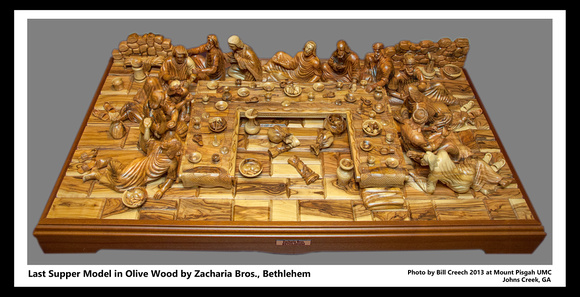 DSC_3279 Last Supper Model in Olive Wood by Zacharia Bros., Bethlehem